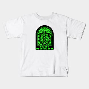 Fort Morgan Alabama Sea Turtle AL Kids T-Shirt